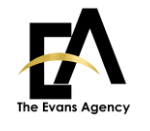 The Evans Agency Logo